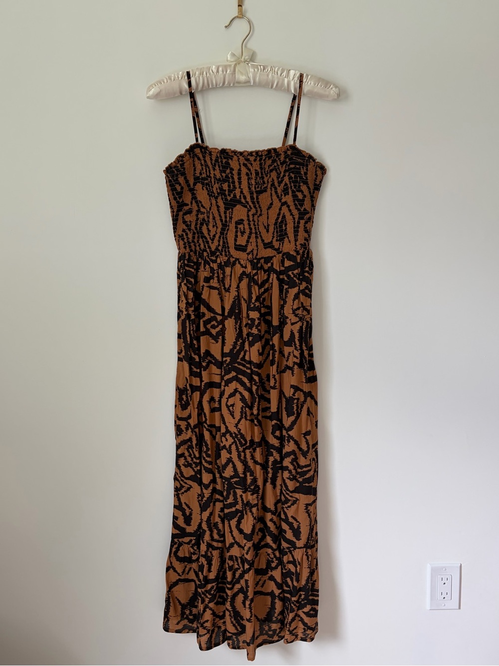 Anthropologie Smocked Maxi Dress